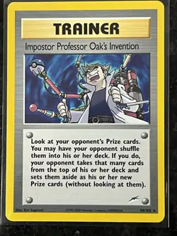 Pokemon TCG Card - Impostor Professor Oak's Invention 94/105 Neo Destiny Rare NM - Image 1