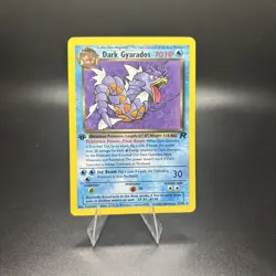 Pokemon Card - Dark Gyarados Team Rocket 25/82 Rare 1st Edition Near Mint NM - Image 1