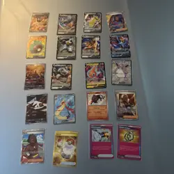 Pokemon Card Lot Of 20 Ar/Full Art/Ex/ V/ Trainer Cards All Near Mint - Image 1