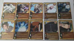 [READ] Huge Lot Of 162 Bandai Naruto CCG- Rare Foil Jutsu Cards - Image 1