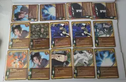 [READ] Huge Lot Of 162 Bandai Naruto CCG- Rare Foil Jutsu Cards - Image 2