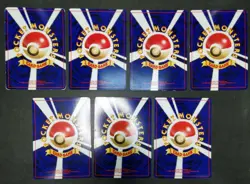 Pokemon card LOT 60 Old Back Japanese Unown Psyduck Flareon Teddiursa Machop etc - Image 4