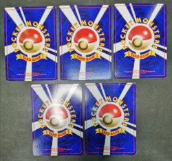 Pokemon card Base Set LOT 60 Old Back Non holo Japanese Jynx Pikachu Poliwag etc - Image 4