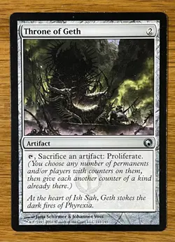 MTG. Throne Of Geth. Scars Of Mirrodin. 211/249. Very Good Condition - Image 1