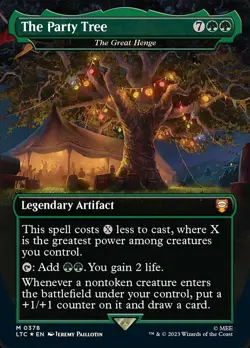 [1x] The Party Tree (0378) - The Great Henge - Surge Foil - Borderless Near Mint - Image 1