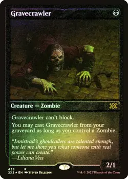 Gravecrawler Foil Etched Double Masters 2022 NM MTG - Image 1