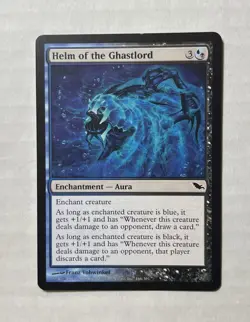Helm of the Ghastlord X1- Nice LP/NM -Shadowmoor MTG Magic The Gathering English - Image 1