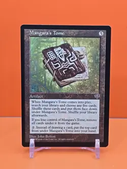 🟤🟤🟤 1996 MAGIC THE GATHERING MANGARA'S TOME MIRAGE UNPLAYED 🟤🟤🟤 - Image 1