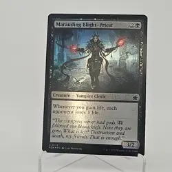x1 Marauding Blight-Priest FDN Foundations MTG 178 FOIL COMMON M/NM 1x - Image 1
