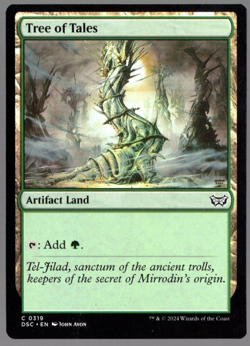 Tree of Tales 0319 Non Foil Common Duskmourn MTG Near Mint - Image 1