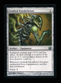 * * 1x Grafted Exoskeleton x1 * * Scars of Mirrodin MTG NM Near Mint - Image 1