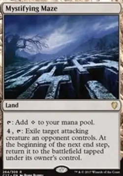x1 Mystifying Maze R MTG Commander 2017 M/NM, English - Image 1