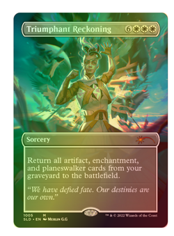 Triumphant Reckoning FOIL Secret Lair MTG - Image 1