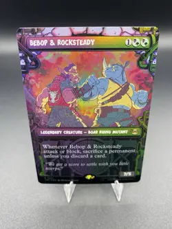 Bebop & Rocksteady (Showcase) Teenage Mutant Ninja Turtles Foil - Image 1