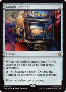 4 x Arcade Cabinet - Commander: Teenage Mutant Ninja Turtles - NM-Mint - MTG - Image 1