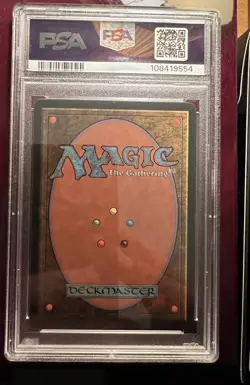 Magic The Gathering 1994 MTG Revised 3rd Edition Shivan Dragon PSA 9 Mint - Image 2