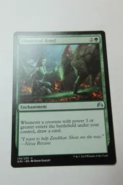 MTG Elemental Bond x1- -Magic Origins-Lightly Played - Image 1