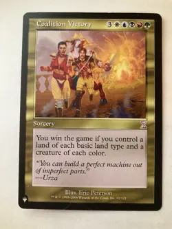 1x MTG Magic the Gathering Coalition Victory Timeshifted Time Spiral NM - Image 1