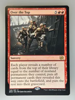 MTG Over the Top The Brothers' War (BRO) R 146 NM Magic - Image 1