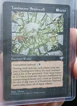 Tombstone Stairwell - Mirage - MTG Magic - Rare - Reserved List - LP - Image 1