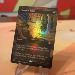 Magic: The Gathering Vampiric Tutor Borderless Foil Mythic Dominaria 430 English - Image 2