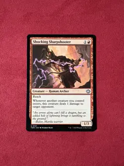 Shocking Sharpshooter - Tarkir: Dragonstorm TDM MTG Magic the Gathering #121 - Image 1