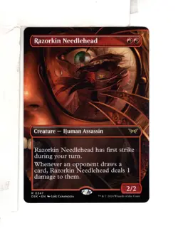 MTG SkeenAB Razorkin Needlehead BORDERLESS from DSK. NM. - Image 1
