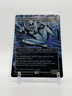 Spectacular Spider-Man Costume Change SPM 241 Textured Foil (Future Foundation) - Image 1