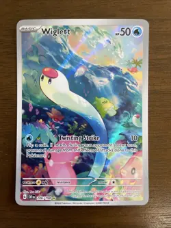 Pokemon TCG Wiglett Scarlet & Violet Base 206/198 NM Condition - Image 1
