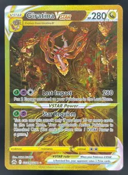 2023 Pokemon Sword Shield Crown Zenith Galarian Gallery #GG69/GG70 Giratina VST - Image 1