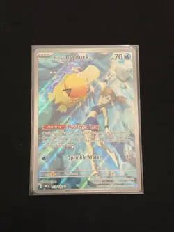 Pokemon Misty's Psyduck 193/182 Destined Rivals Rare Holo 70 HP Flustered Leap - Image 3