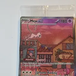 Mew EX SVP 053 Pokemon TCG Scarlet Violet 151 Black Star Promo Full Art SEALED - Image 2