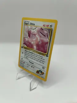 Pokemon TCG Gym Challenge 1st Edition Koga's Ditto Holo 10/132 SWIRL CLEAN - NM - Image 4