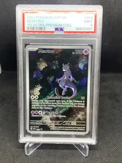 2023 POKEMON SV BLACK STAR PROMOS - SVP EN #052 MEWTWO PSA 9 - Image 1