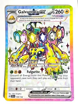 Galvantula ex 159/142 Double Rare Stellar Crown Pokemon Pack Fresh Near Mint NM - Image 1