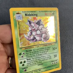 Pokemon TCG Nidoking Base Set Holo Rare 11/102 - Image 4