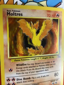Moltres 12/62 Fossil Holo-Rare Pokemon 1999 WotC NM/LP - Image 5