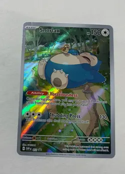 Pokemon TCG Snorlax 51/ SV Black Star Promos Near Mint Condition - Image 1