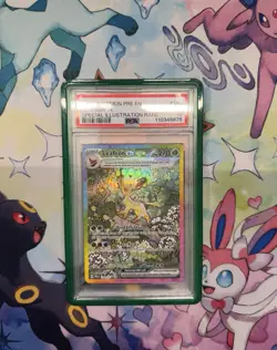 2025 POKEMON PRE EN-PRISMATIC EVOLUTIONS #144 LEAFEON EX PSA 10 - Image 1