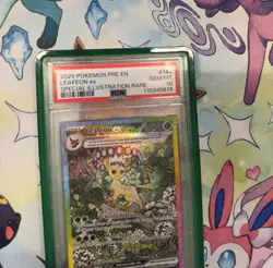 2025 POKEMON PRE EN-PRISMATIC EVOLUTIONS #144 LEAFEON EX PSA 10 - Image 2