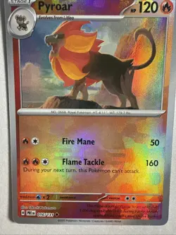 💥Pokemon - Pyroar - Poke Ball - 016/131 - Prismatic Evolutions (NM)💥 - Image 1