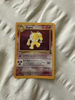 Pokemon TCG Hypno Fossil 23 Regular 1st Edition Rare - Image 1