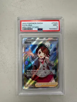 2022 Pokemon SWSH Brilliant Stars Gloria TG26 Full Art PSA 9 MINT - Image 1