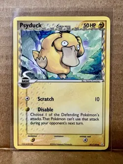 Pokemon TCG Holon Phantoms Psyduck Delta Species 81/110 Common Normal NM! - Image 1