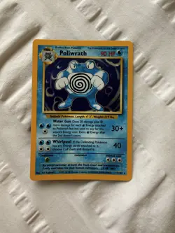Pokemon TCG Poliwrath Base Set 13/102 Holo Unlimited Holo Rare - Image 1