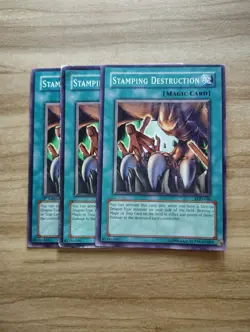 Yu-Gi-Oh! - Stamping Destruction 3X - Full Playset - Image 1