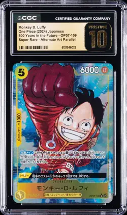 2024 ONE PIECE JPN SUPER RARE ALTERNATE ART MONKEY D. LUFFY CGC 10 PRISTINE - Image 1