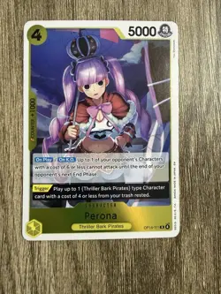 Perona - OP14-111 - One Piece TCG: The Azure Sea's Seven Rare Foil - English - Image 1