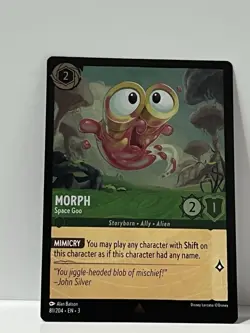 Morph Space Goo 81/204 Rare Foil Holo Disney Lorcana TCG - Image 1
