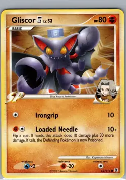 Gliscor E4 62/111 Non Holo Rising Rivals - Pokemon Card - NM - Image 1